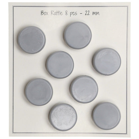 Small Box Rattle - Grey - Go Handmade
1