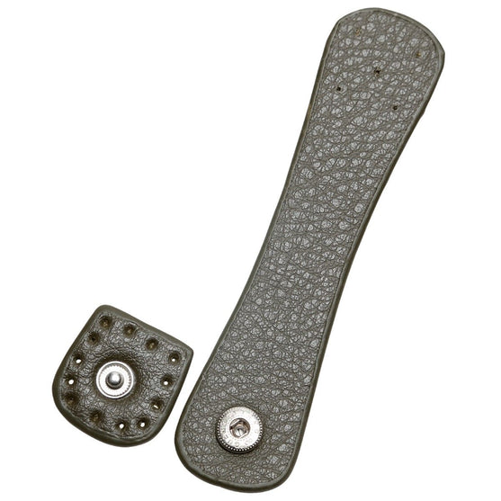 PU leather Strap w/ Snap 4.3” x 0.8” - Go Handmade
6