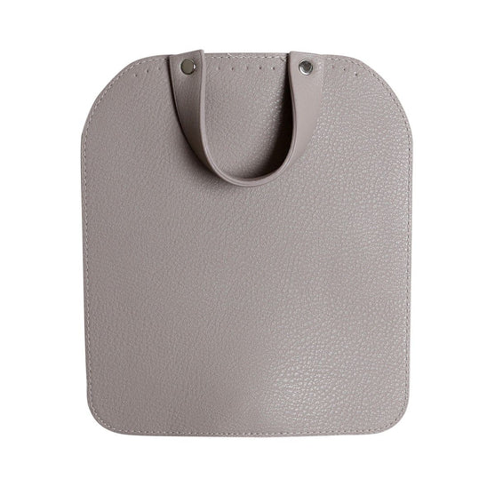 Bag Flap w/Magnetic Button - Beige/Silver - Go Handmade
1