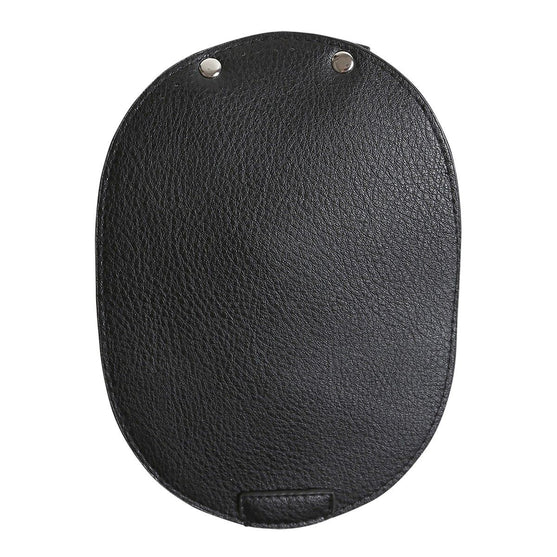 Bag Flap for Metal Lock - Black/Silver - Go Handmade
5