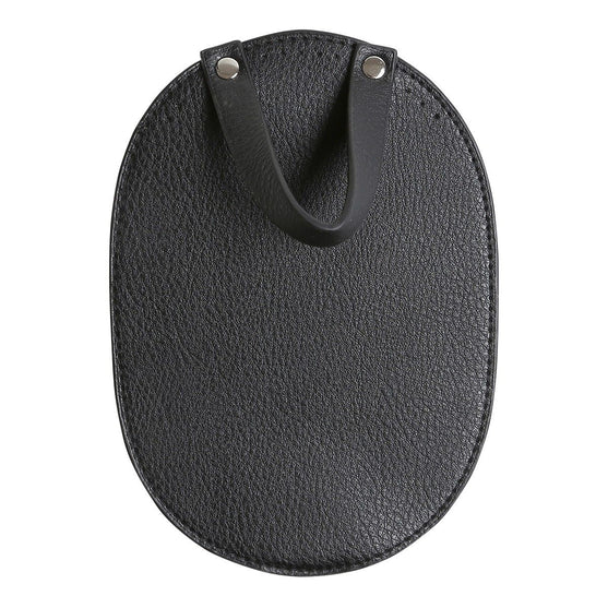 Bag Flap for Metal Lock - Black/Silver - Go Handmade
1