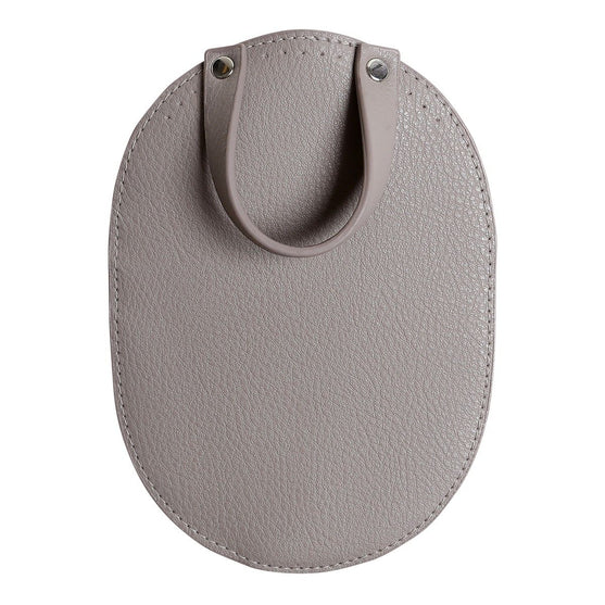 Bag Flap for Metal Lock - Beige/Silver - Go Handmade
1