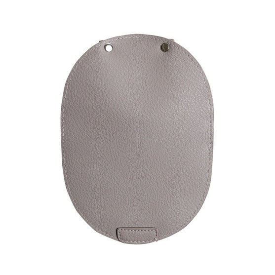 Bag Flap for Metal Lock - Beige/Silver - Go Handmade
6