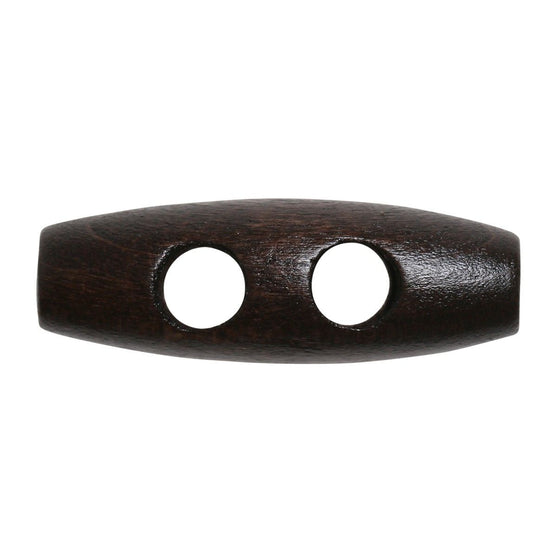 Oblong Wooden Buttons - 35 mm (1.4 inches) - Go Handmade
7