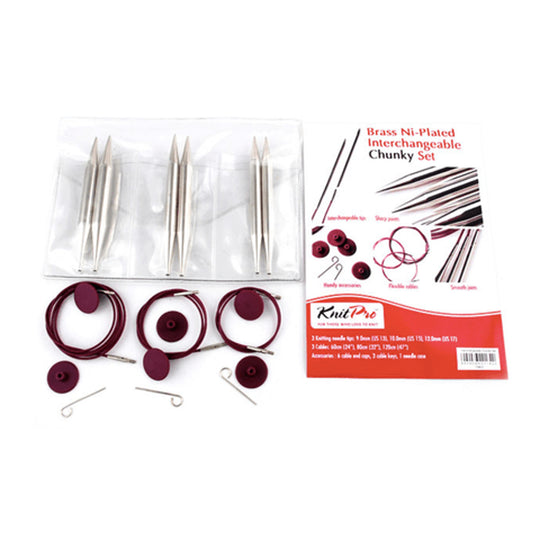 Nova Metal Interchangeable Circular Needles Set - KnitPro