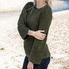 1671 – Sweater in fisherman’s rib in Mayflower Easy Care
2