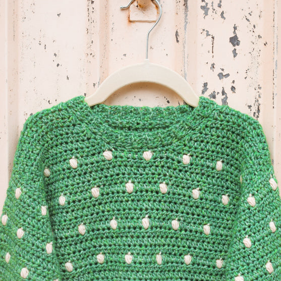 Cotton Candy Dot - Children’s Sweater
3