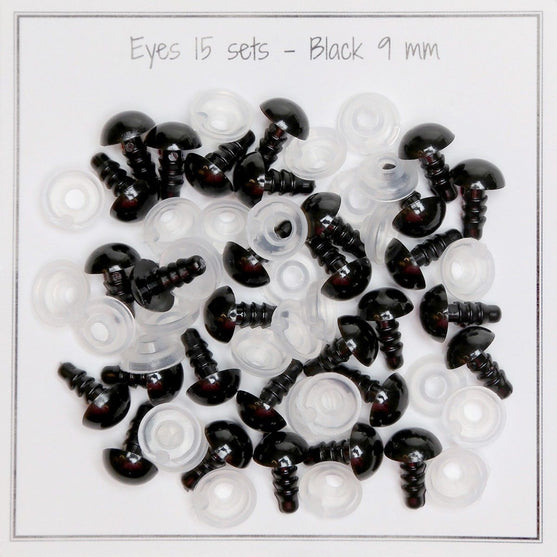 Safety Eyes - 9 mm (0.35 in) - Go Handmade
1