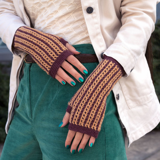 Kaleidoskope - Fingerless Mittens
3
