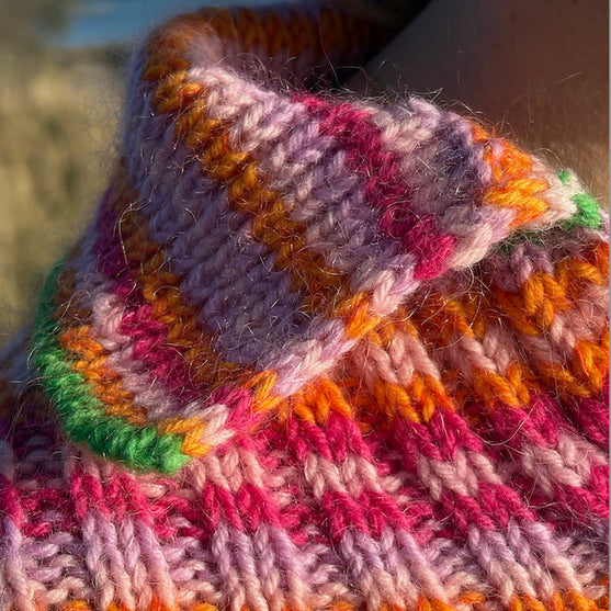 Easy Wide Rib Polo Sweater
3
