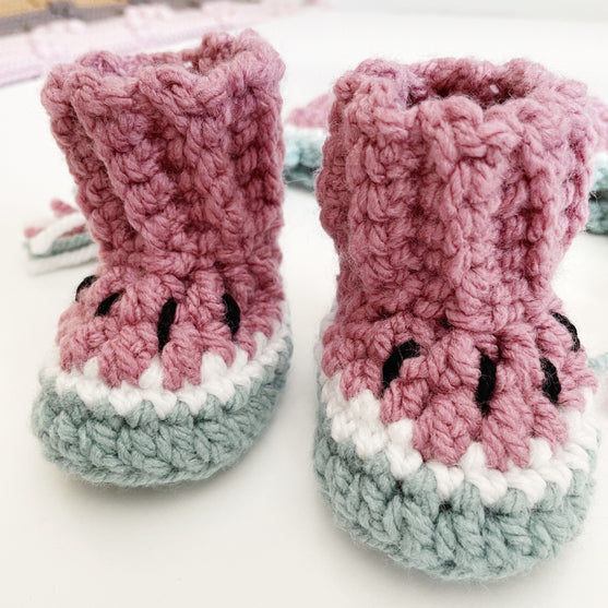 Wintermelons - Baby Beanie and Booties
3