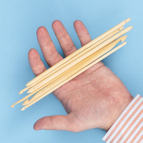 Bamboo Double Ended Tunisian Crochet Hook - 20 cm (8 in) - Hobbii
5