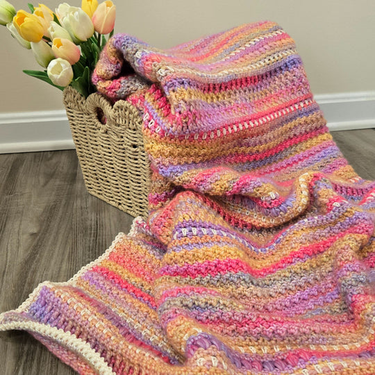 Blush Horizon - Throw Blanket