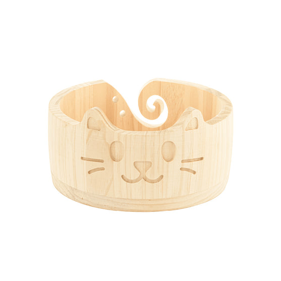 Wooden Yarn Bowl - Cat - Hobbii
1