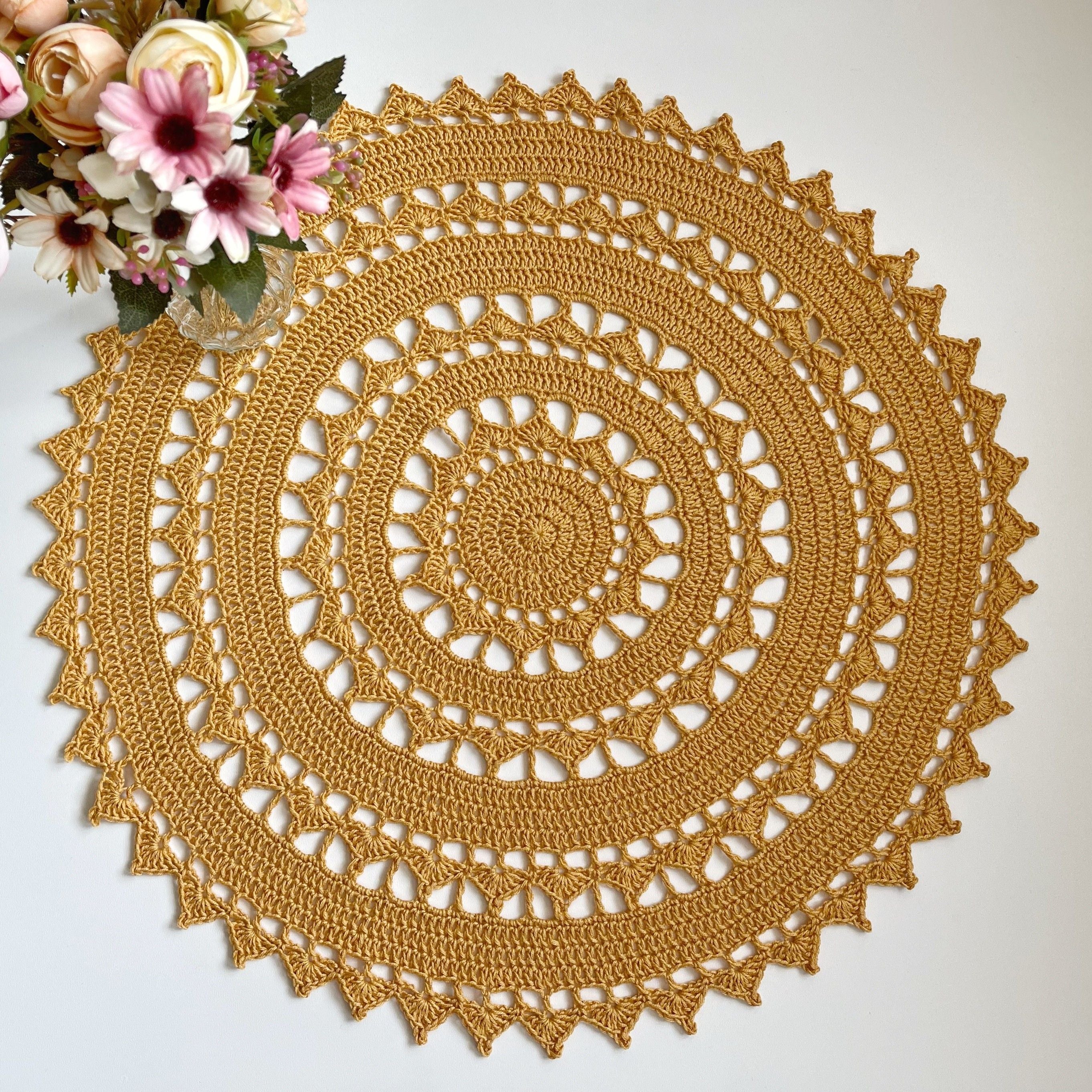 Hobbii Design - following The Sun - Doily - One Size, image size:2724x2724
