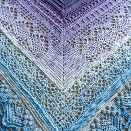 Frozen Iris - Shawl
6