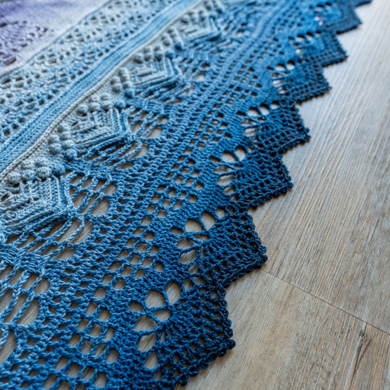 Frozen Iris - Shawl
5