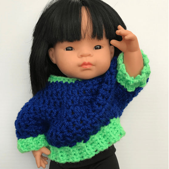 Miniland Doll Sweater - Crochet
2