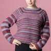 Anette - Print Moss Stitch Sweater
7