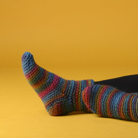 Glomma - Crocheted Socks
4
