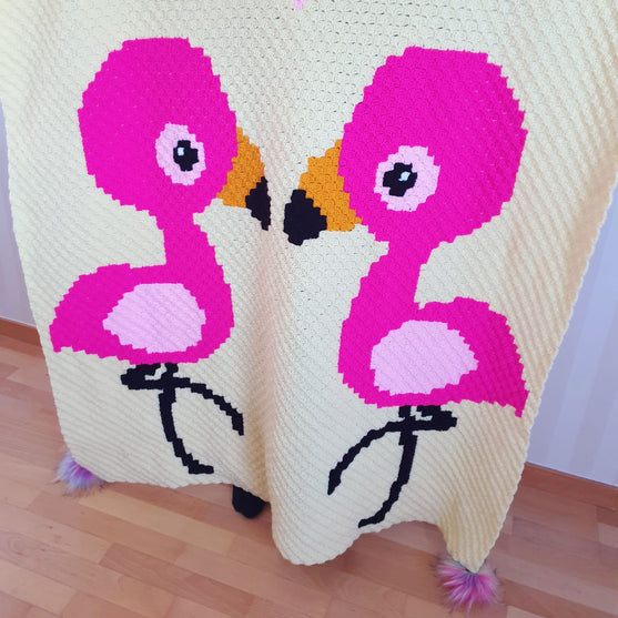 Flamingo Love - Blanket
2