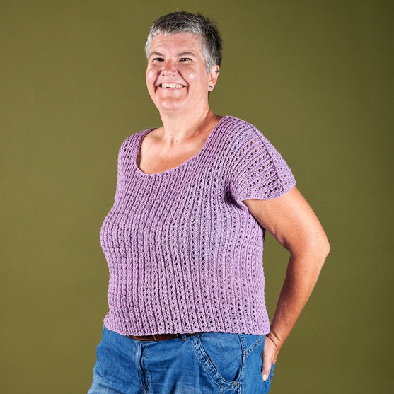 Iris Melange Summer Top
1