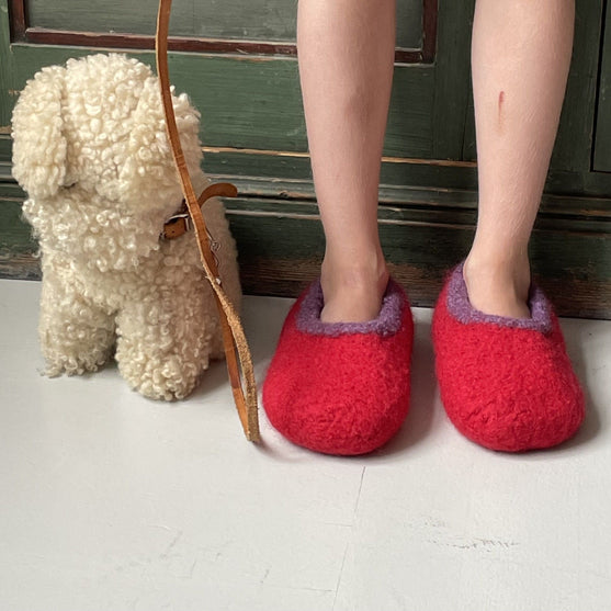 Uldfutter - Felted children’s slippers
2