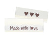 10 Labels - Made with love - 5 cm - Go Handmade
1