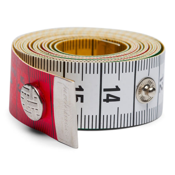 Colored measuring tape with a snap, 150 cm
1