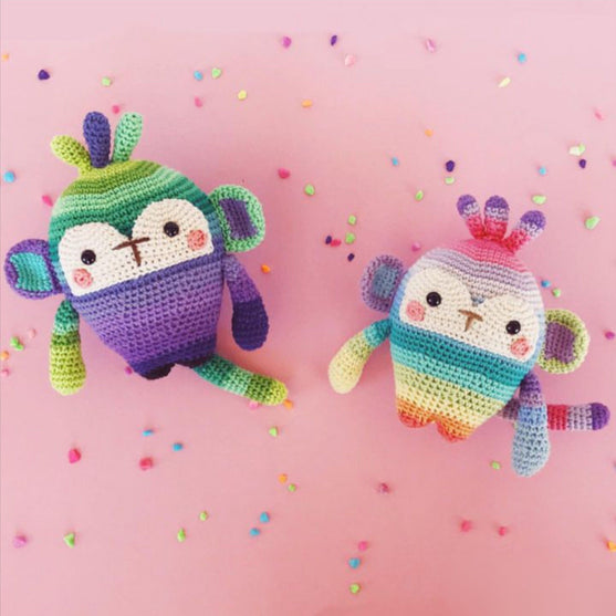 Rainbow Monkey - Amigurumi
3