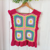 Crazy Daisy Peplum - Top
2