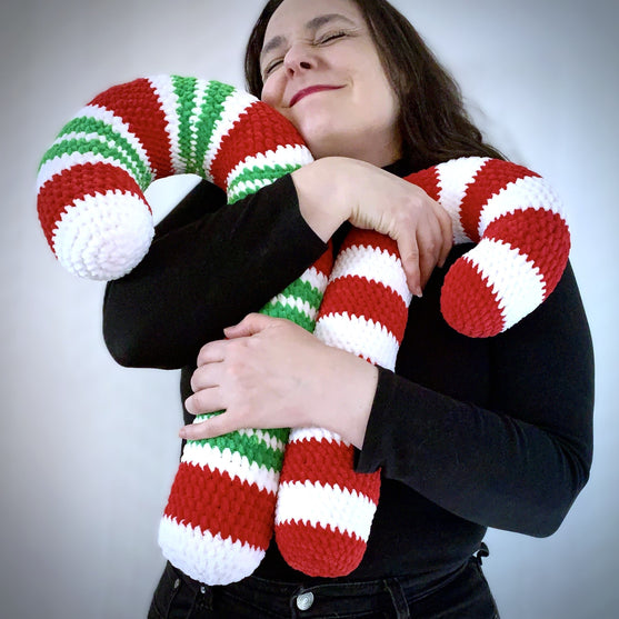 XL Candy Cane - Pillow Plushie
6
