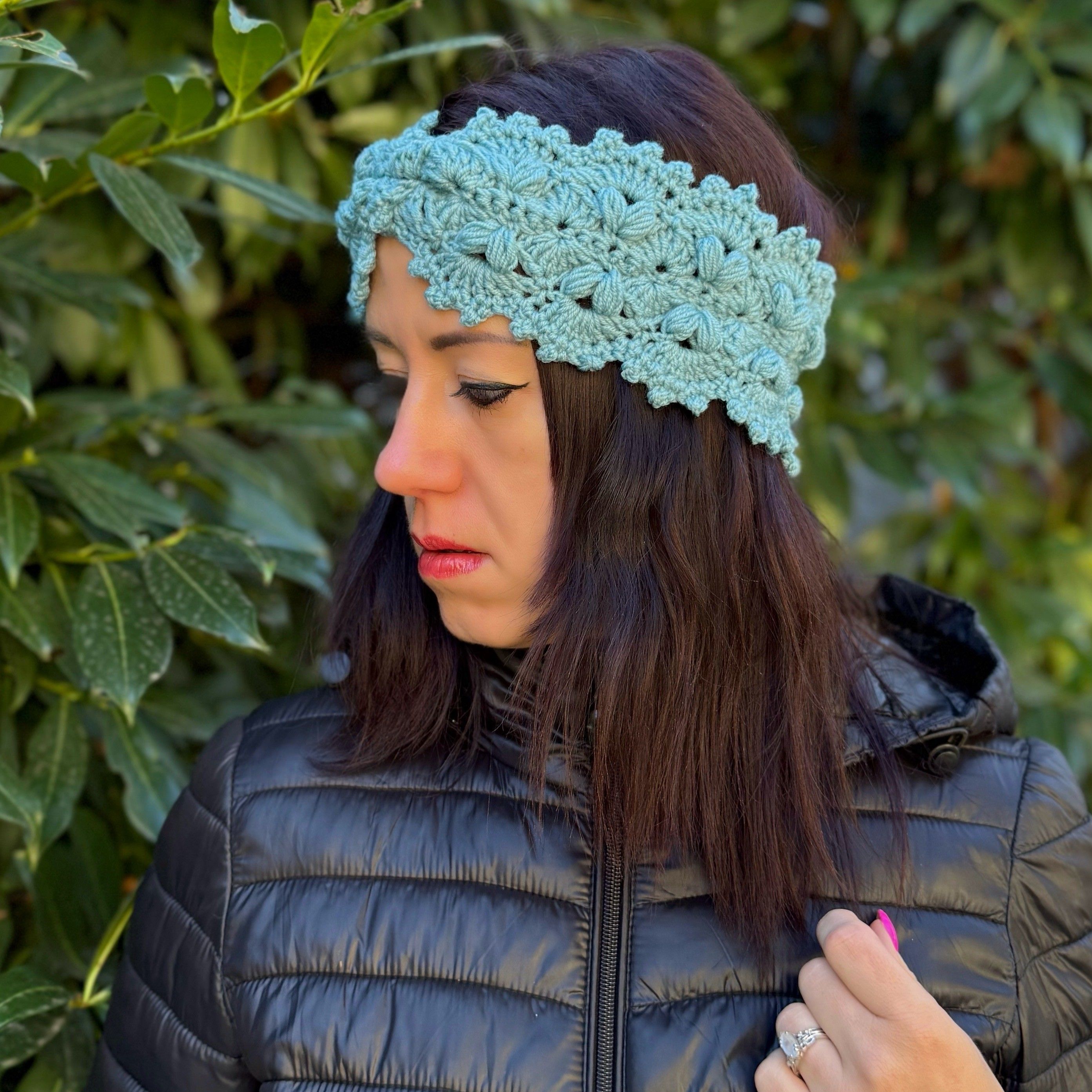 Handmade Hand Crafted Knit Seed Stitch Twist Headband Adult/Teen size Easy Seed Stitch Headband - Adult or Child – Mama In A Stitch main image 4