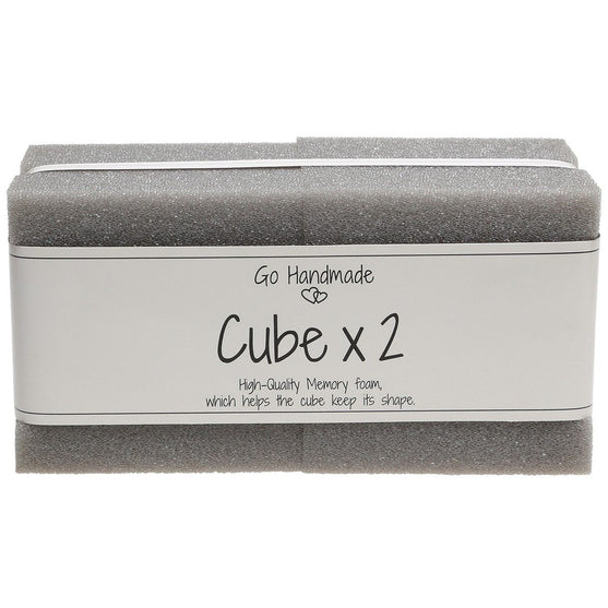 Memory Foam - Small cubes (2 pack) - Go Handmade
1