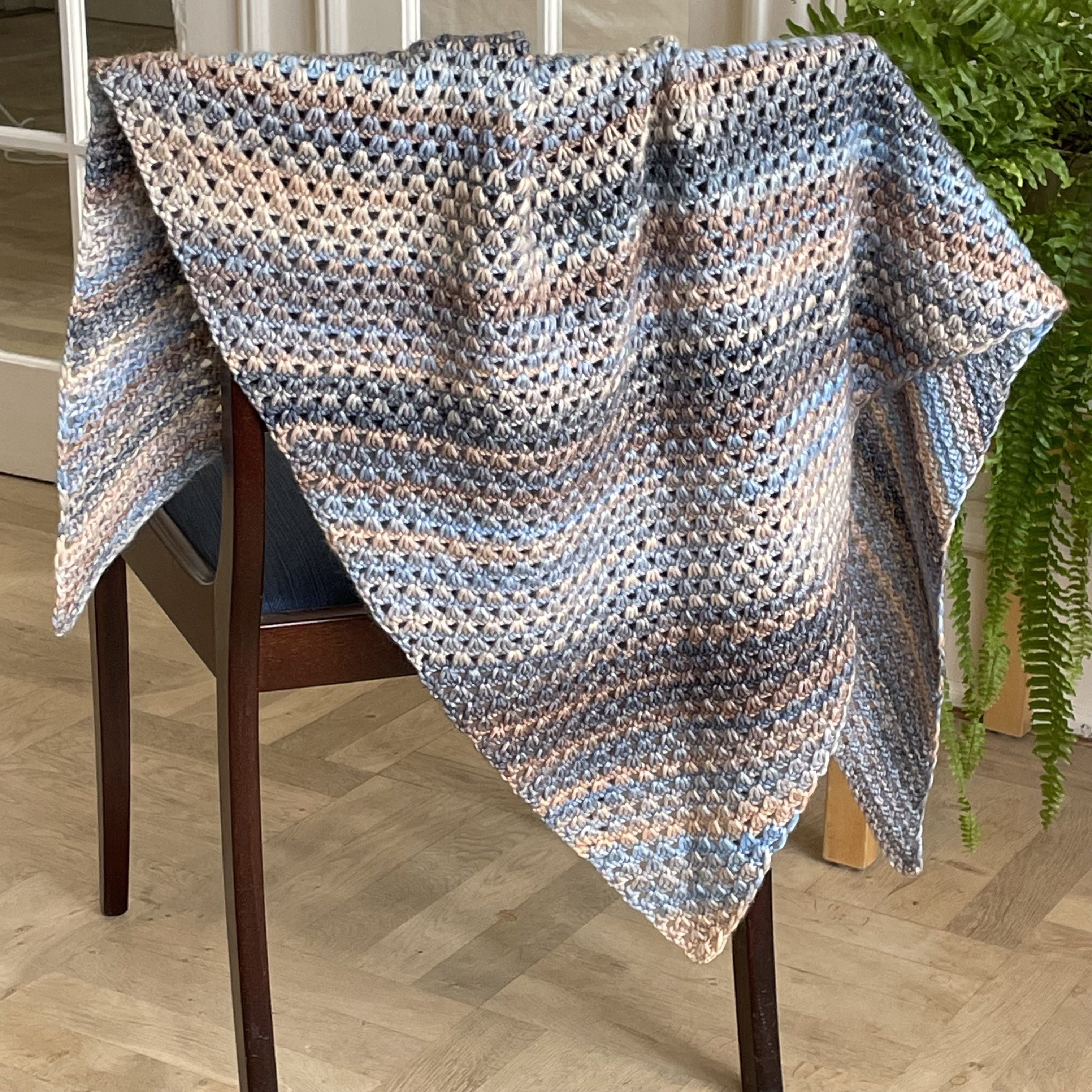Lacy Afternoon - Tunisian Crochet Shawl – Hobbii