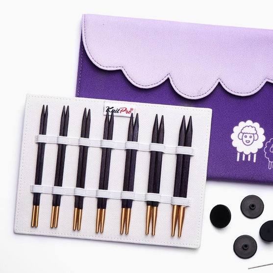 J'Adore Cubics Deluxe Interchangeable Circular Needle Set - KnitPro
2