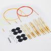 Bamboo Interchangeable Circular Needle Set - Thick Needles - KnitPro
4