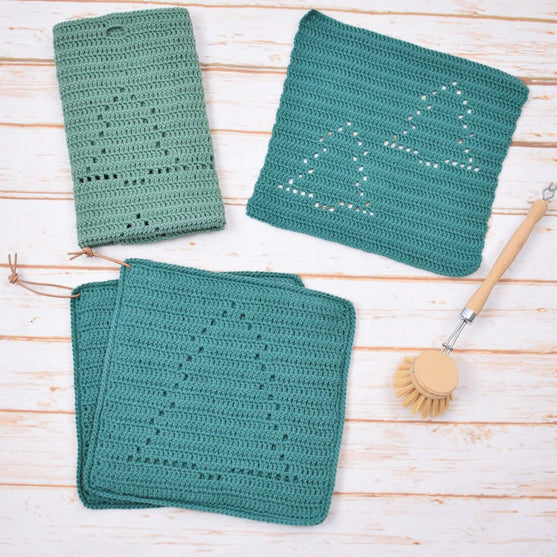 Potholders - Christmas tree
3