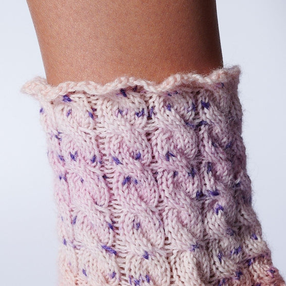 Socks with Cables
4