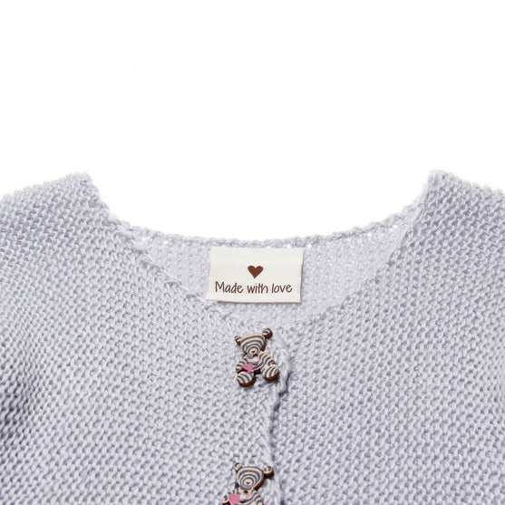 10 Labels - Made with love - 1 heart - 3.5 cm - Go Handmade
8