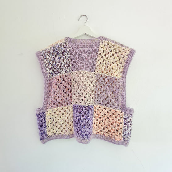 Lavender - Granny Square Vest
2
