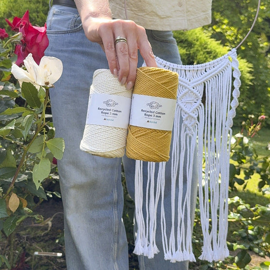 Recycled Cotton Rope (3 mm - 0.11 in) - Hobbii
2
