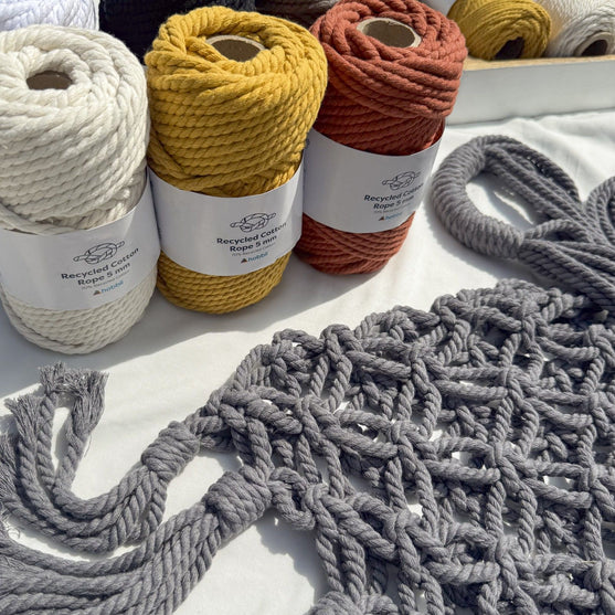 Recycled Cotton Rope (5 mm - 0.19 in) - Hobbii
4