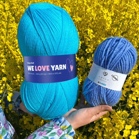 Mega Ball 400 g (14.1 oz) - We Love Yarn
3