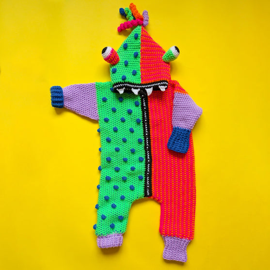 Monster Romper - Halloween Pramsuit
2