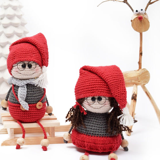 Crocheted Elf Couple
3