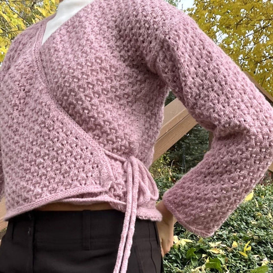 Playful Polly - Wrap around cardigan
2