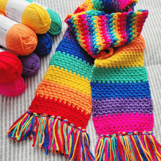 Chunky Rainbow - Scarf
1