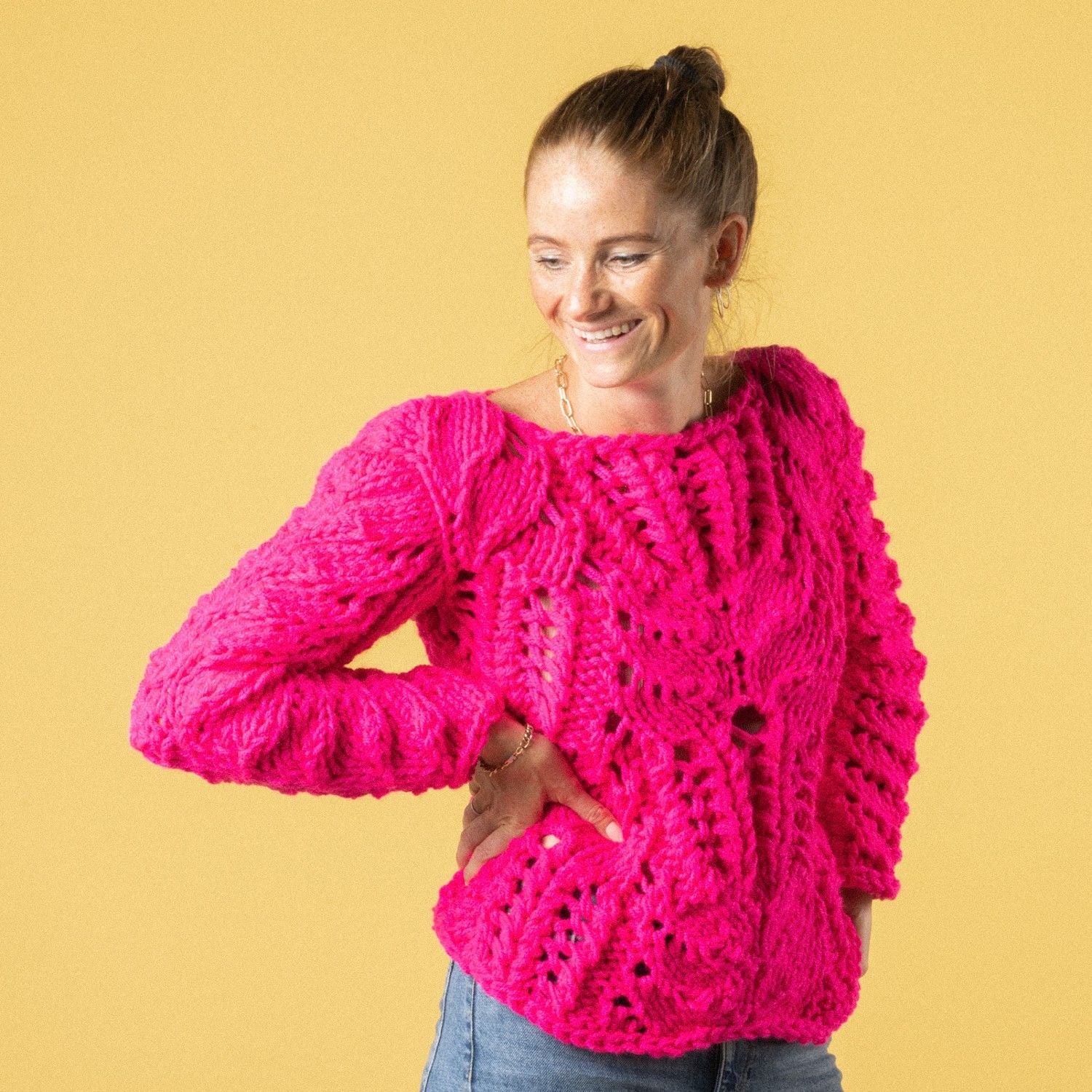 ANDMARY Hazel knit set Pink ピンク ANDMARY】Hazel knit set