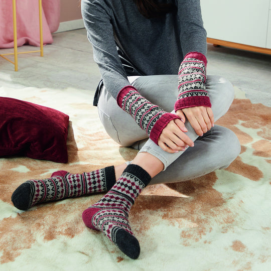 Socks in Fair Isle Pattern